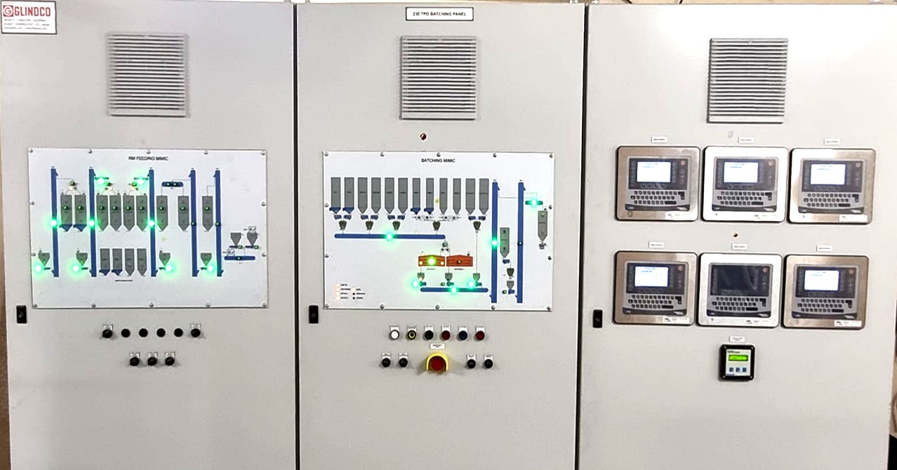 Batching automation and weighing control console